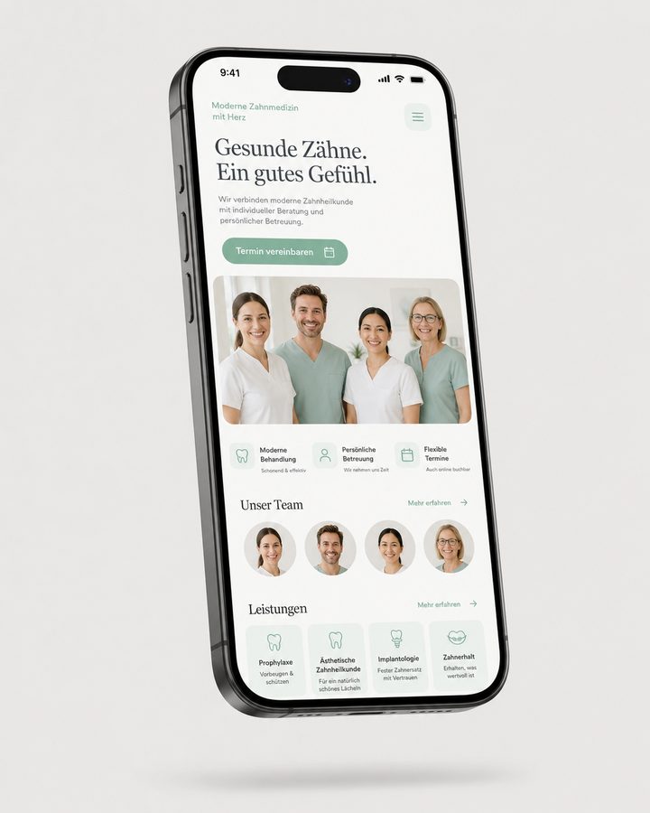 Website-Design für Zahnarztpraxen